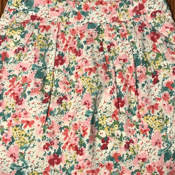 Forever 21 floral cotton flare skirt M - Picture 7 of 12